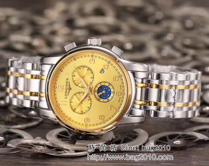 LONGINES浪琴 睿智風範 精緻款 頂級機械男士腕表 WSS2205